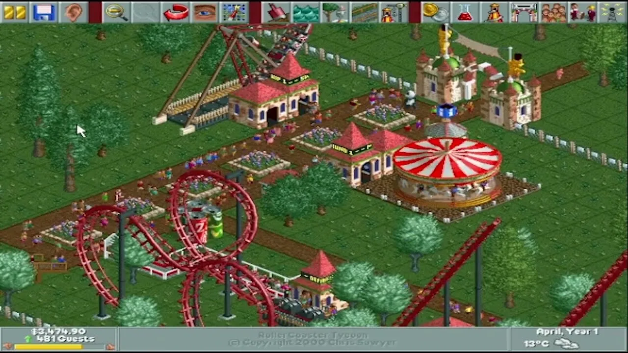 RollerCoaster Tycoon 1 Full PC Game Download